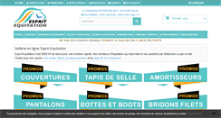Desktop Screenshot of esprit-equitation.com