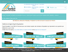 Tablet Screenshot of esprit-equitation.com